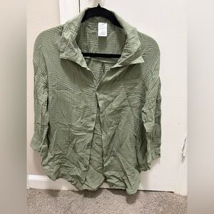 Kona Sol Sage Green Button-Down Shirt